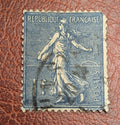 France, Scott 154, Sower, 1903-1938, used 1f Stamp