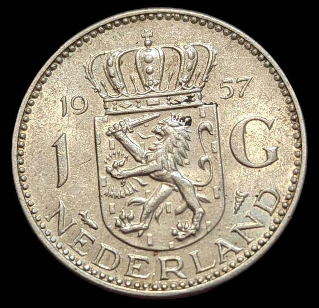 Pays-Bas 1957 Gulden Lion animal
