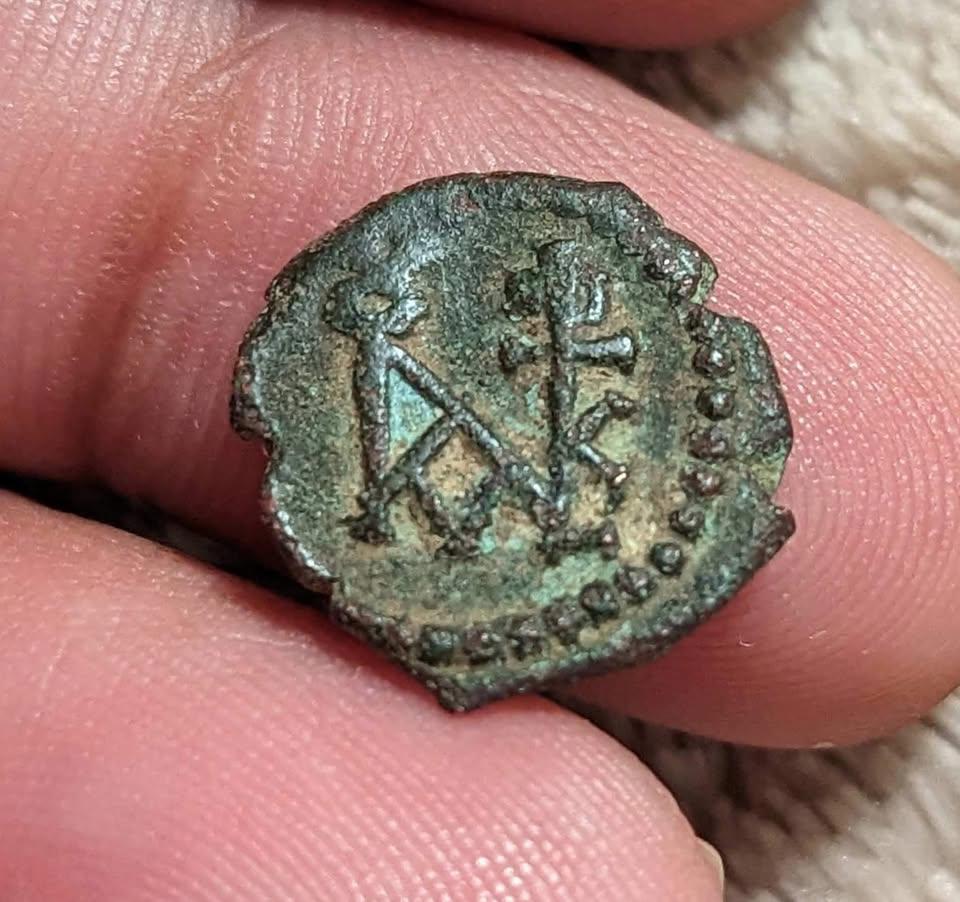 Ancient Christian Byzantine Dynasty Artifact 5 Nummi - Justinian I