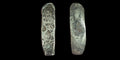 ⭐INDIA⭐. Ancient GANDHARA JANAPADA Authentic OLD 600 B.C Silver Coin Bent Bar.