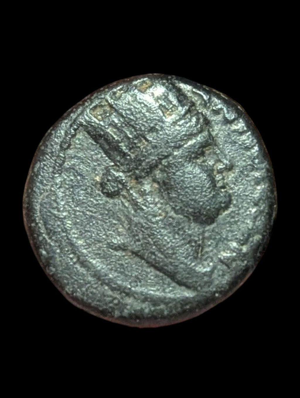 Antioch, Roman Civic Coinage, 59 - 60 A.D., Reign of Nero Tyche & Burning Alter.