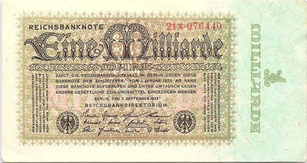 Germany: 1,000,000 Mark Note, Kr #114, VF (53979)