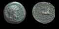 Ancien : Indo-Grecs, Roi de Bactriane, Euthydème env. 230-190 av. J.-C. Chalkon en cuivre