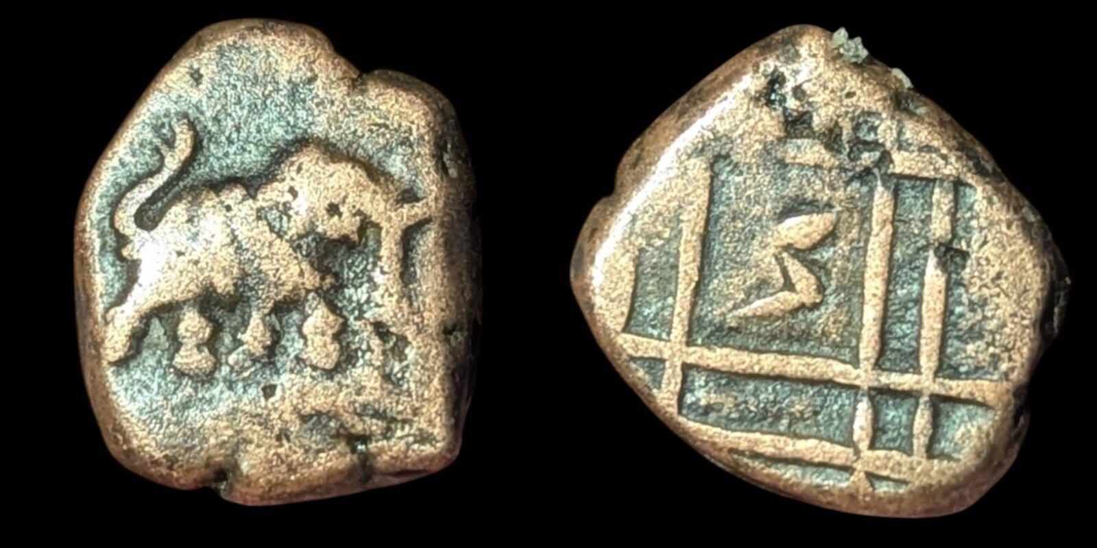 Inde Mysore Immadi Krishna Raja Wodeyar II (1734-80) Pièce Kasu. Rare.