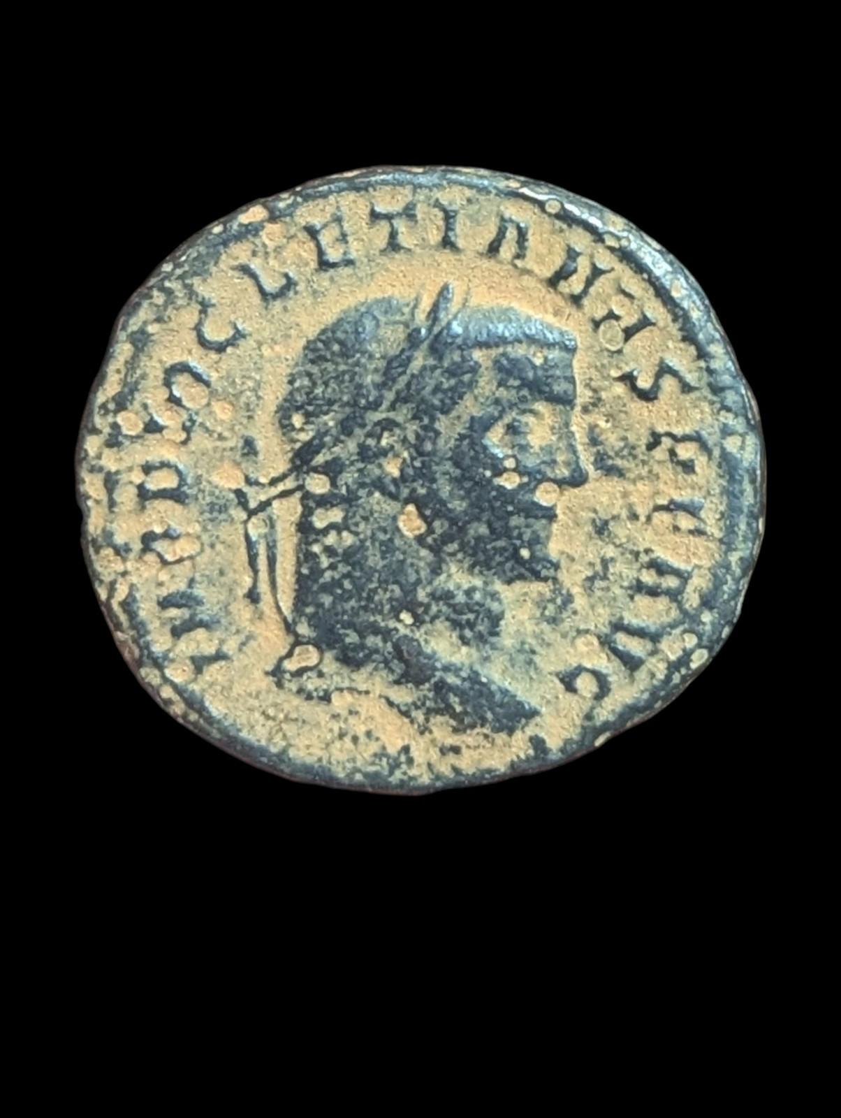 Ancient  Roman Coin MAXIMIAN 300AD GENIO POPVLI  ROMANI - Cyzicus Mint, 5.7g