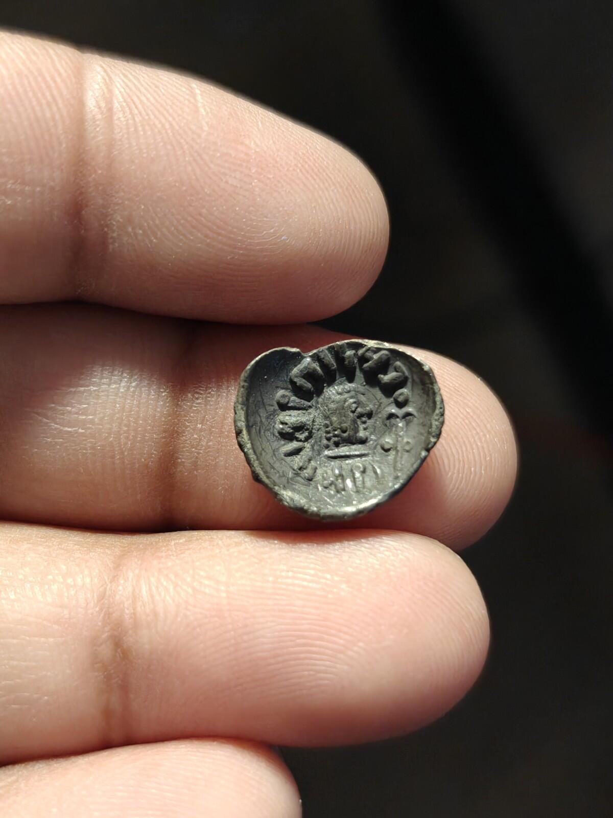 Arabia Felix Hymarite 1/2 Denarius 50-100 AD under Amdan Bayyin Amdan Yehuqbidh