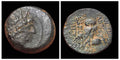 Ancient Greece Cleopatra Thea Antiochos VIII Seleukid Kingdom Genuine Owl Coin