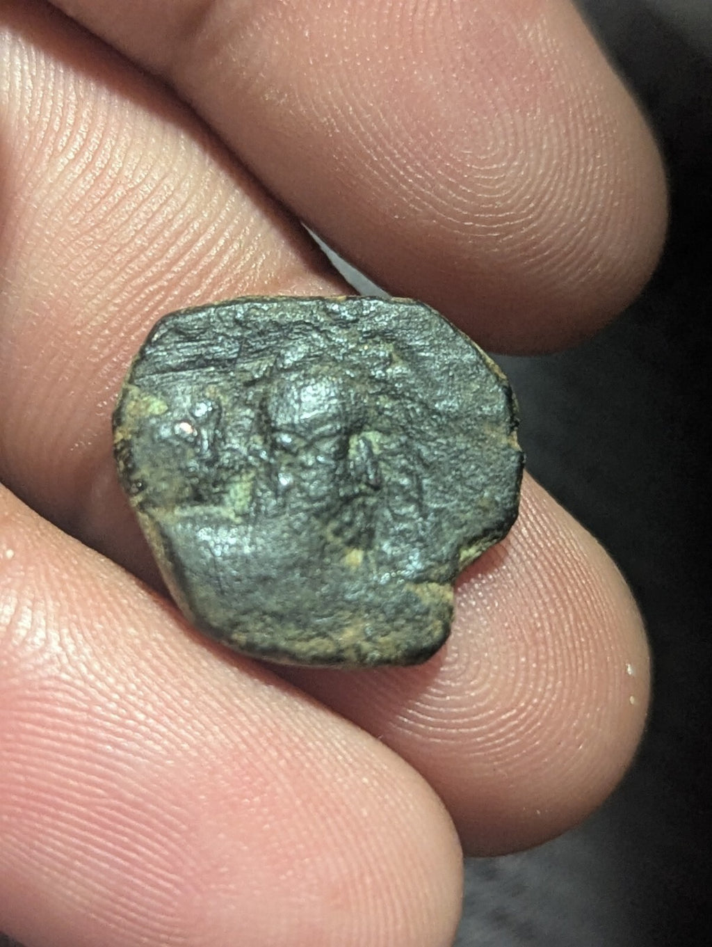 271-356AD INDIA Authentic Ancient KUSHANO SASSAN Kingdom Greek Coin