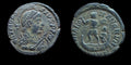 Ancienne pièce de monnaie romaine Théodose Ier 379-395 après J.-C. Æ 22 mm, 5,23 g