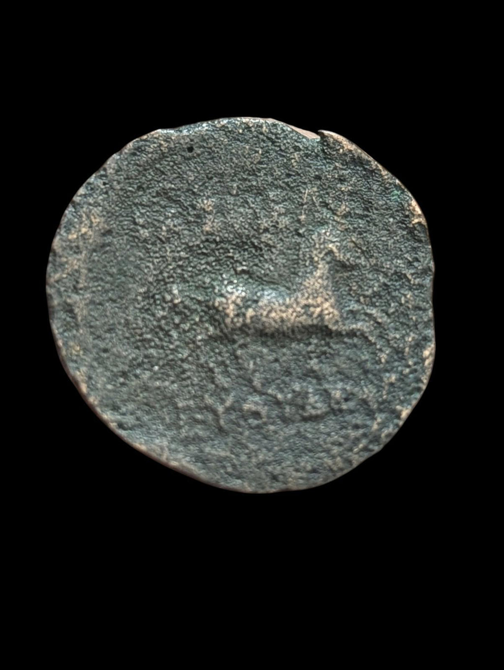 Ancien : Indo-Grecs, Roi de Bactriane, Euthydème env. 230-190 av. J.-C. Chalkon en cuivre