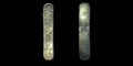 ⭐INDIA⭐. Ancient GANDHARA JANAPADA Authentic OLD 600 B.C Silver Coin Bent Bar