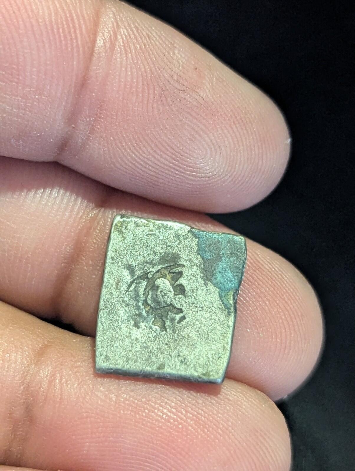India ⭐ INDUS Valley Mayuriyan Punch ⭐ silver Coin 300 BC