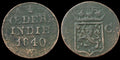 Netherlands East Indies 1 cent 1833-1840 