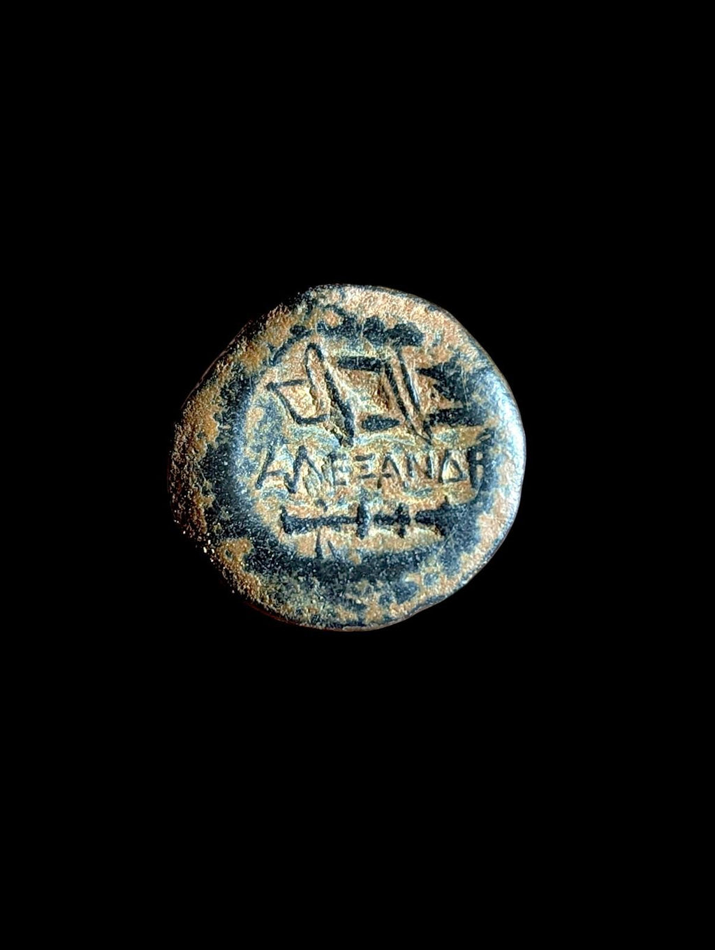 Alexander 325AD Rare genuine Ancient Greek Coin Heracles club quiver Unusual Rar