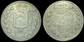 1324 (1906 CE) Afghanistan Habibullah 5 Rupees 45 Grammes Gros Argent #843