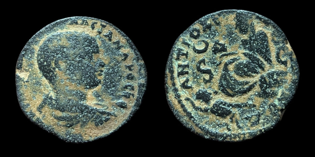 Edessa, Mesopotamia. BMC 58. Elagabalus, AE 24.