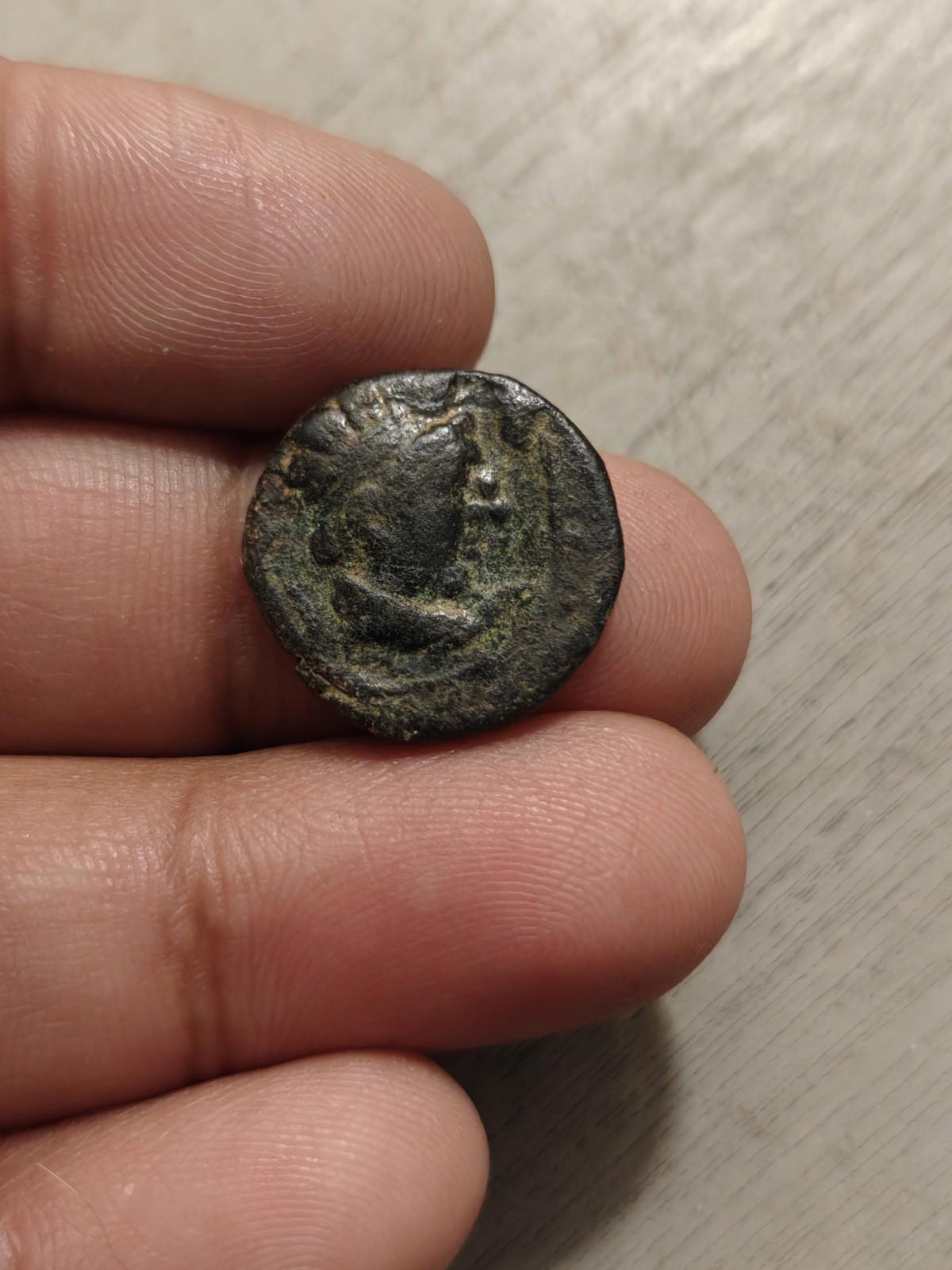 Royaume indo-scythe Drachme 80 av. J.-C. Hélioclès imitation Roi de Bactriane 130 av. J.-C.