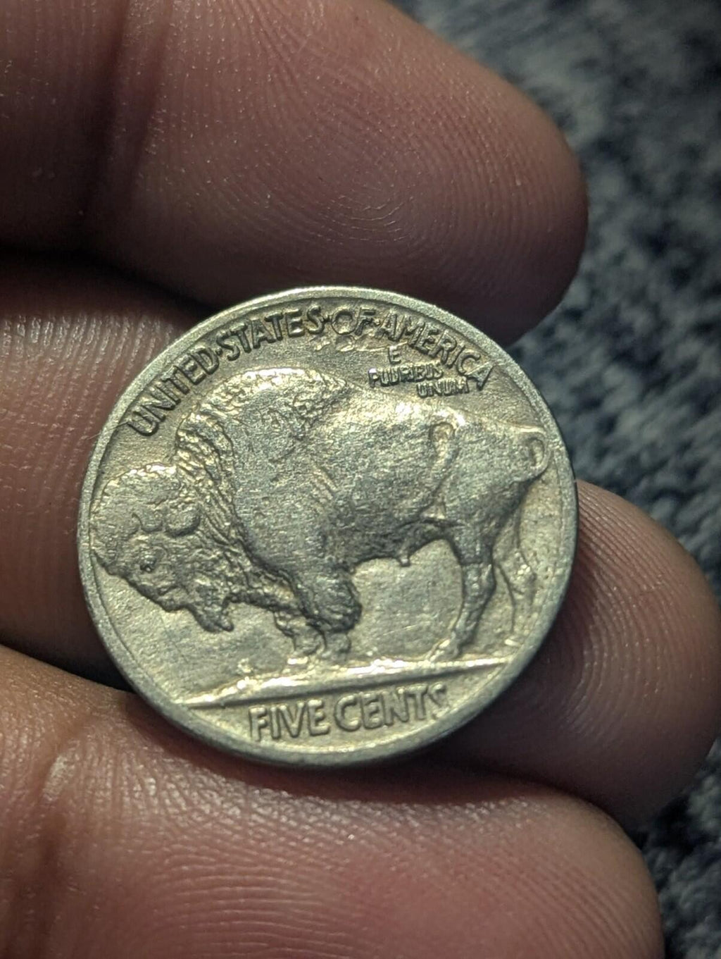 Uncirculated 1916 USA Buffalo 5 Cent Nickel Coin Rare In Condition