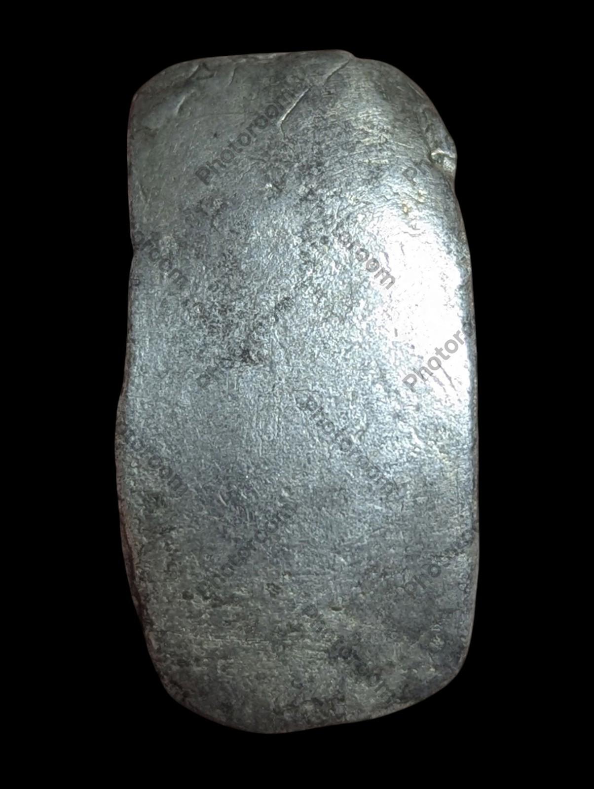 ⭐INDIA⭐. Ancient GANDHARA JANAPADA Authentic OLD 600 B.C Silver Coin Bent Bar.