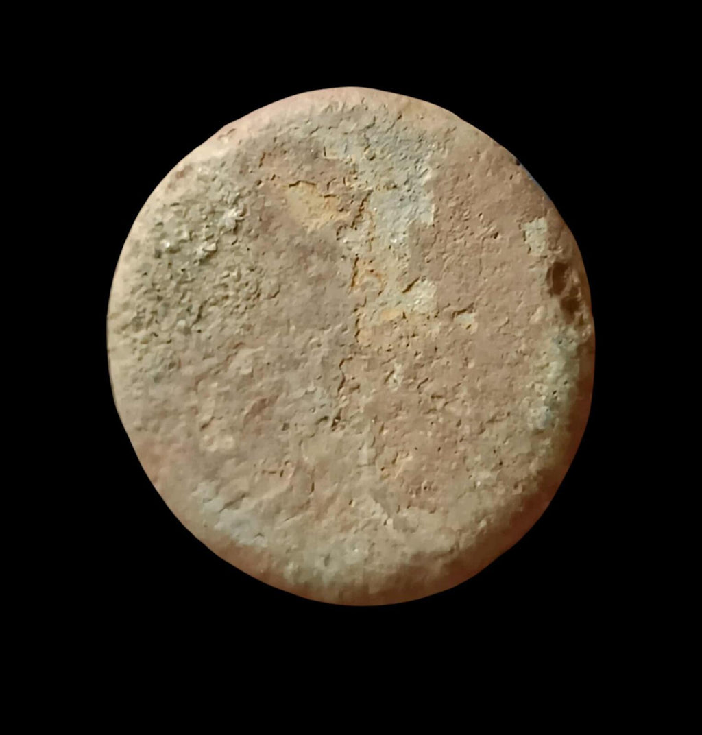 Hiranyaka Lead Coin Ancient India Copper AE19 Circulated Rare Collectible