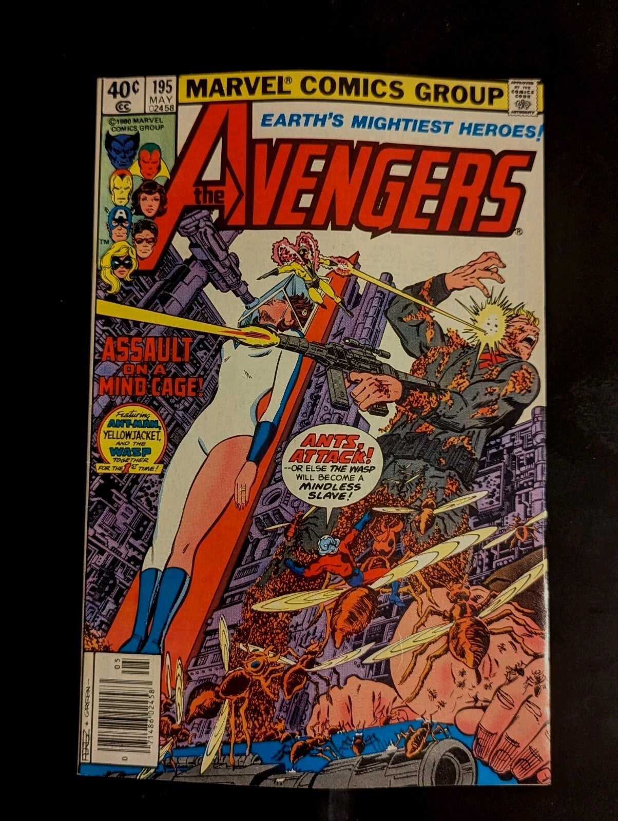 The Avengers #195/Bronze Age Marvel Comic Book/1st Cameo Taskmaster Near Mint