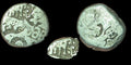 Inde Bengale Civilisation de l'Indus Pièce d'argent Mayurienne à poinçons 300 av. J.-C. Symbole ÉLÉPHANT 🐘