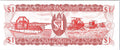 1989 Bank of Guyana One 1 Dollar circulated Banknote Better Grade