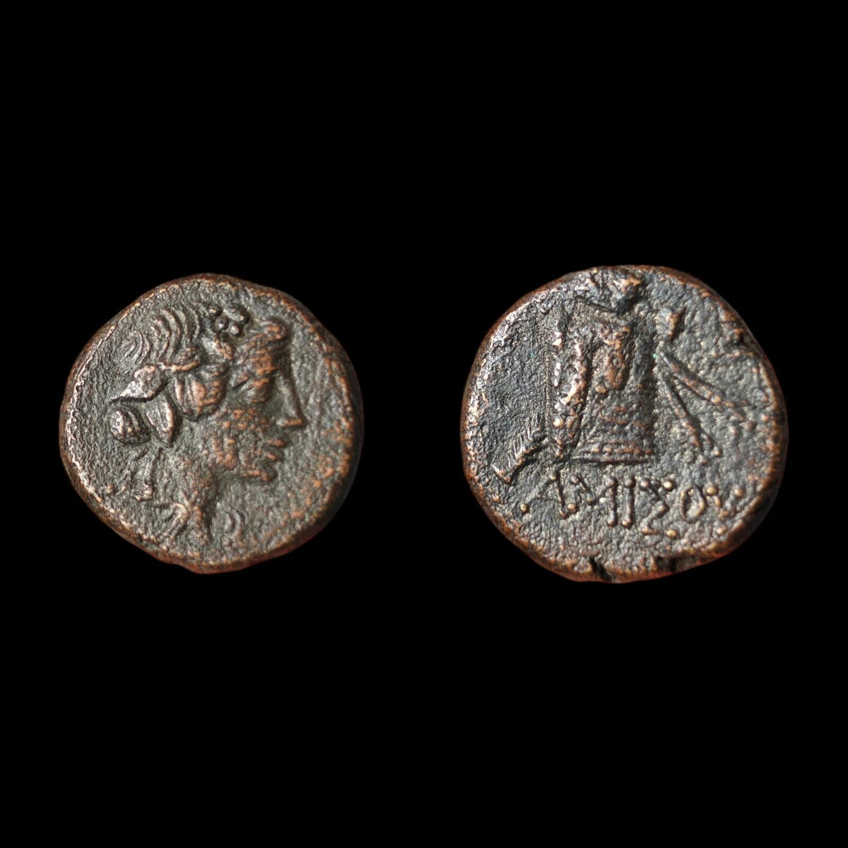 Ancient Greek Pontos Amisos Time of Mithridates VI Eupator circa 120-63 BC.