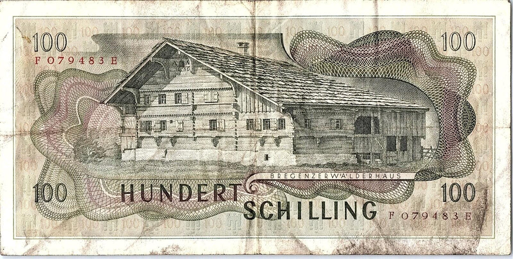 Austria 100 schilling 1969 (1970) Angelika Kauffmann