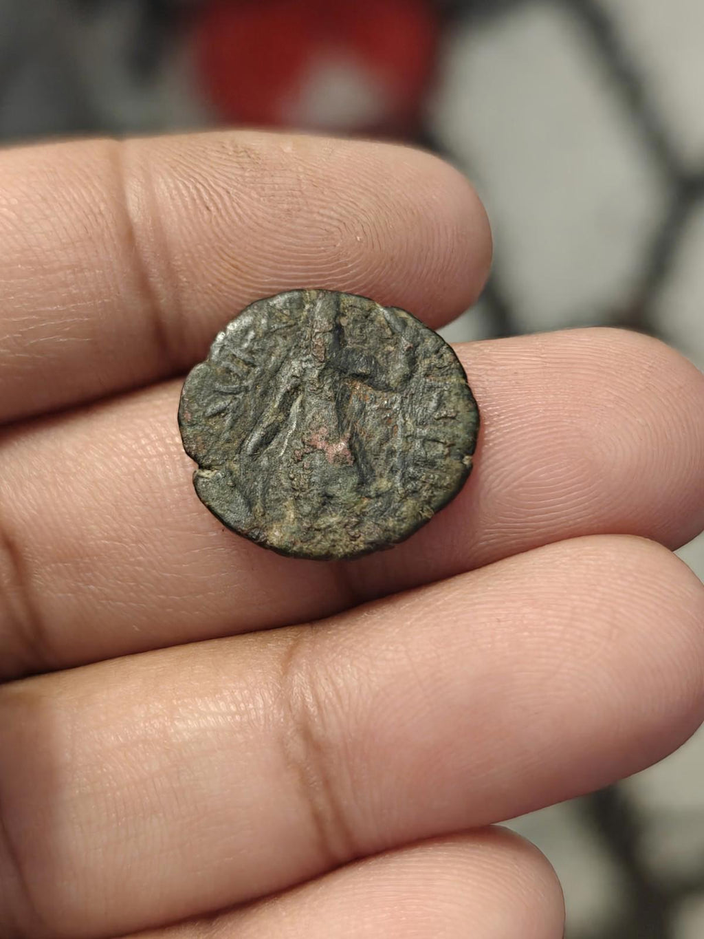 Ancient India Kushan Empire - Drachm ND AD 120-150 - Kanishka I Rare MAO#