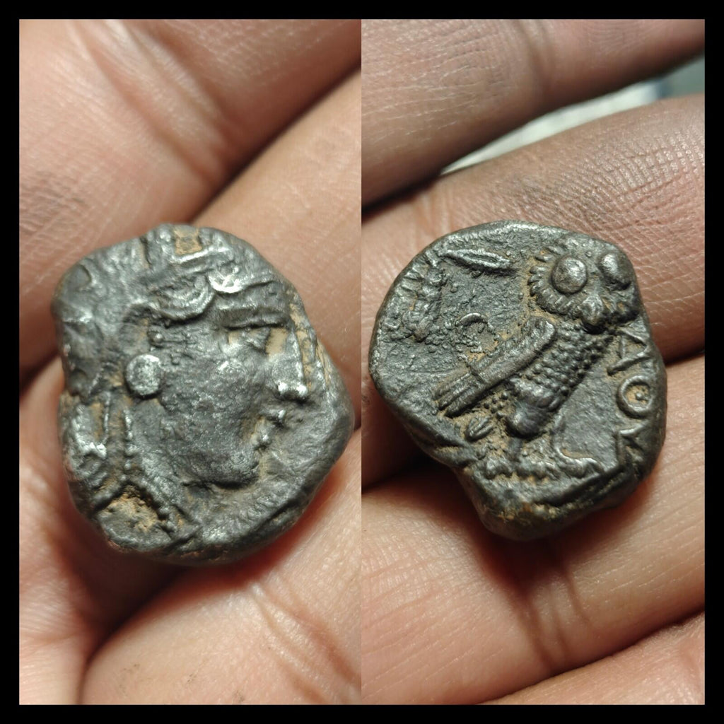 Attica, Athens 353-294 BC Greek Silver Intermediate PI Style Owl tetradrachm