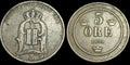 Suède 5 öre 1898 KM 757