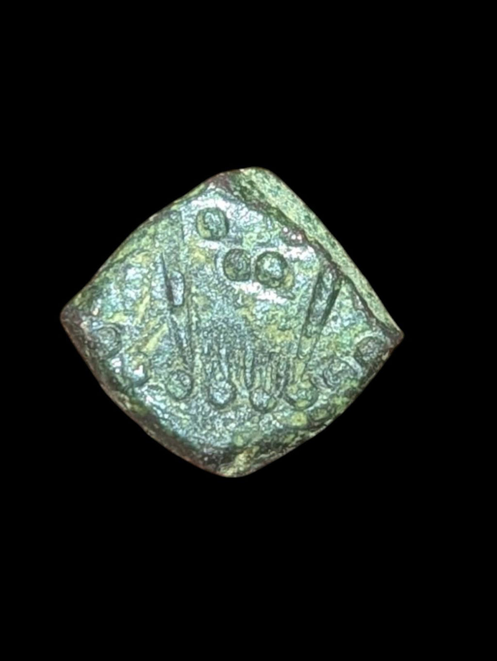 INDIA, DUTCH.  1693 - 1698 Copper 1 CASH. SCARCE.