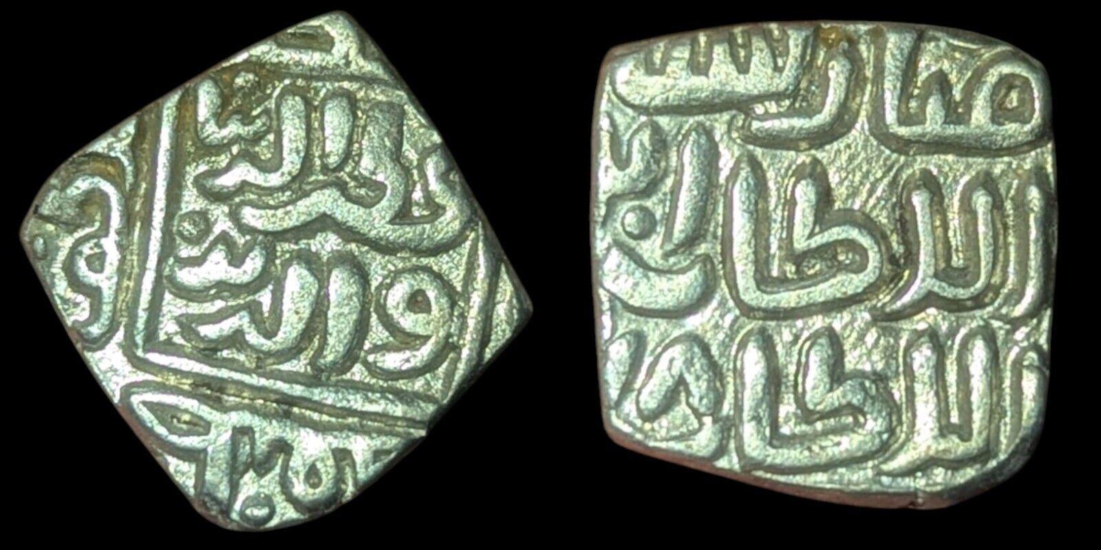 Sultanate of Delhi 717-718 Qutb Ud Din Mubarak Shah Billon 8 gani coin