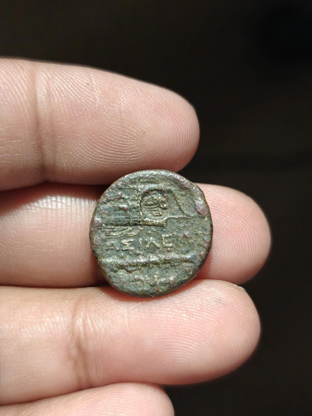 亚历山大大帝 公元325年 稀有真品古希腊钱币 赫拉克勒斯 棍棒 弓 箭袋 火炬