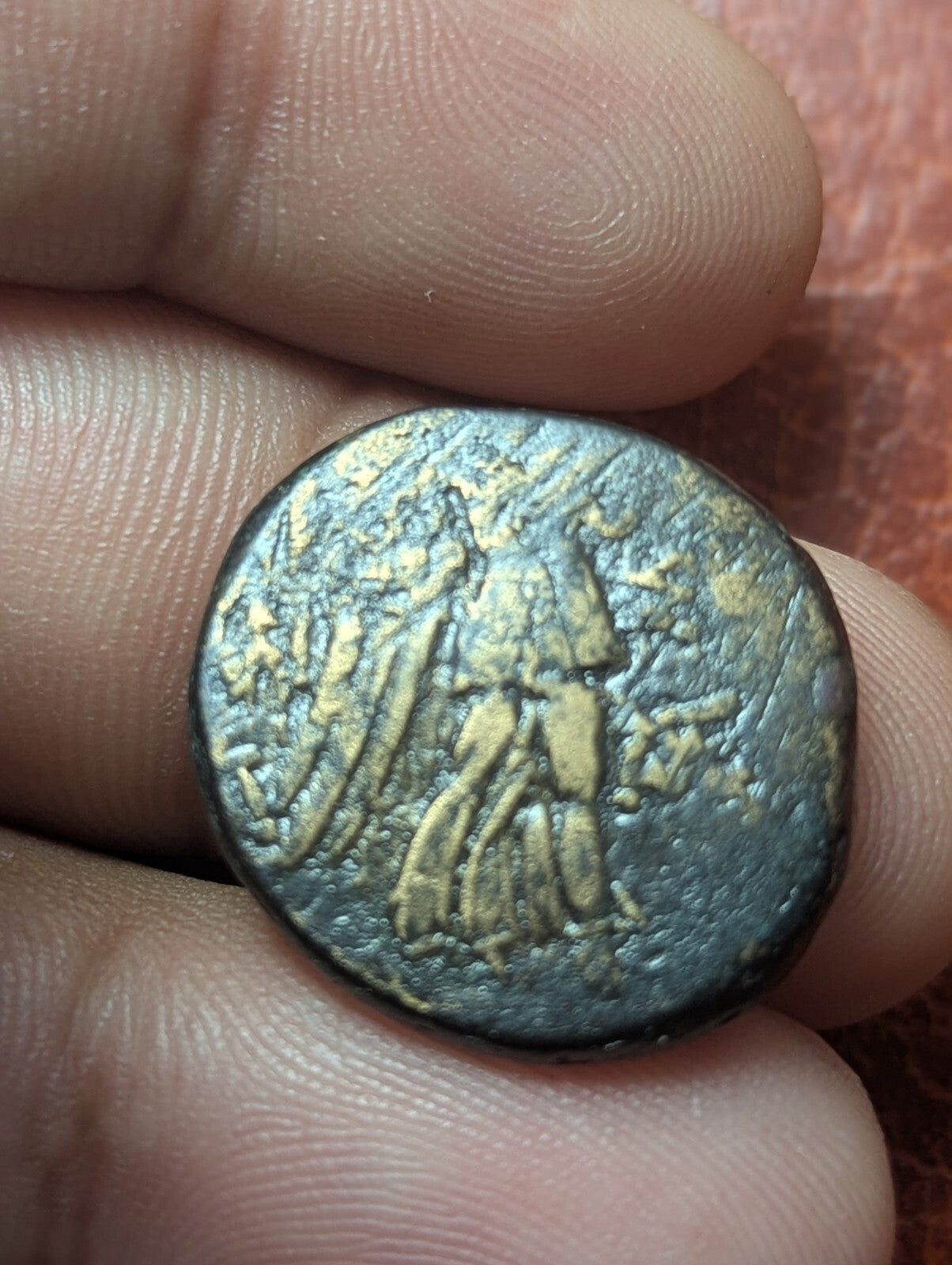 Greek Bronze Coin - Amisos Pontos 120-63 BC - Mithradates VI Eupator AEGIS Nike*