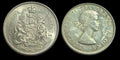 1964年加拿大50加分 - 80%含银 - 伊丽莎白二世 - 加拿大半美元 $0.50