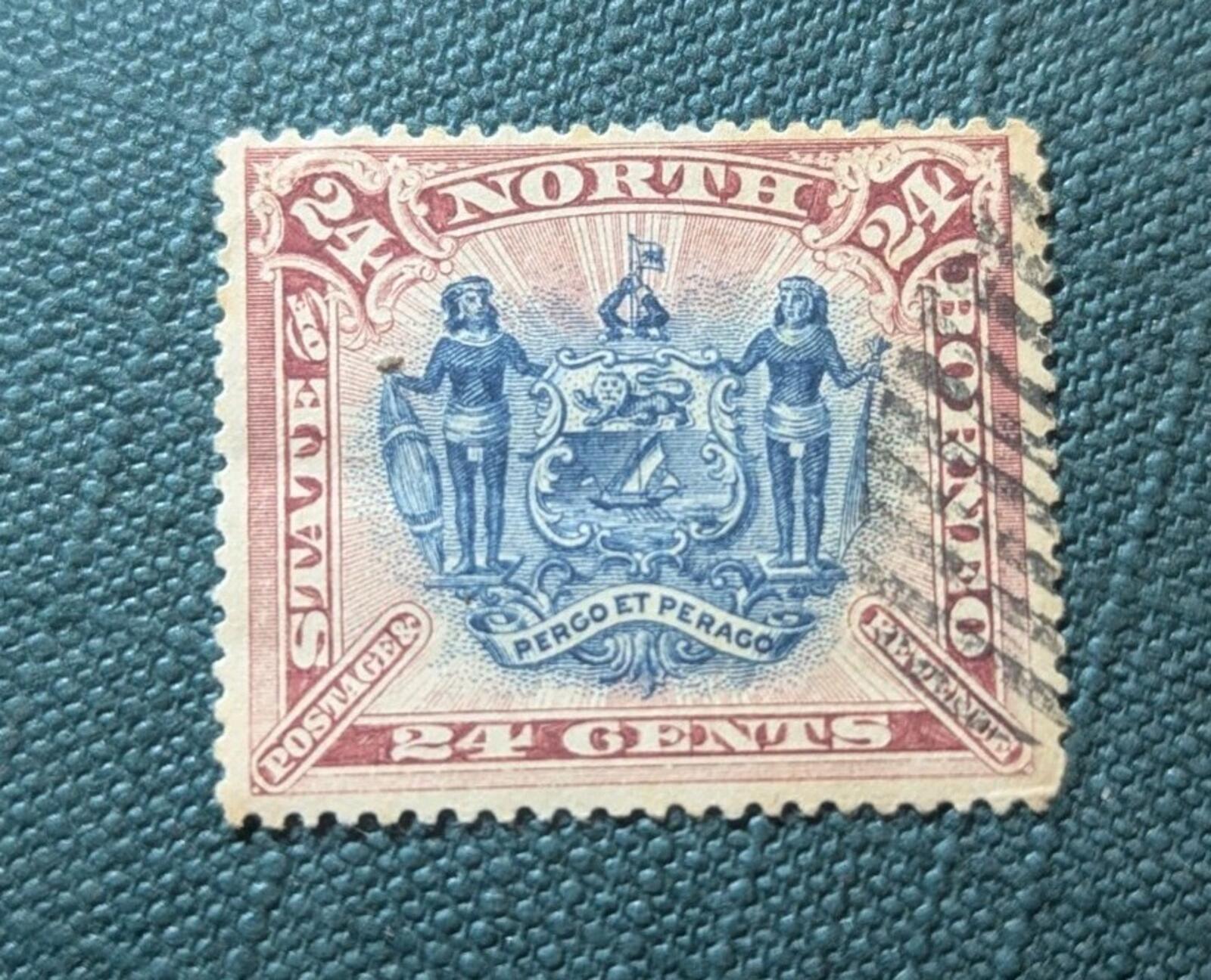 c.1894 North Borneo British Colony 24c
