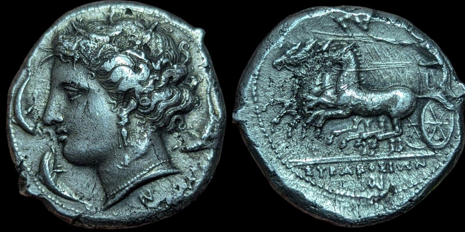 SICILY. Syracuse. Agathocles (317-289 BC). AR tetradrachm 17.25 G
