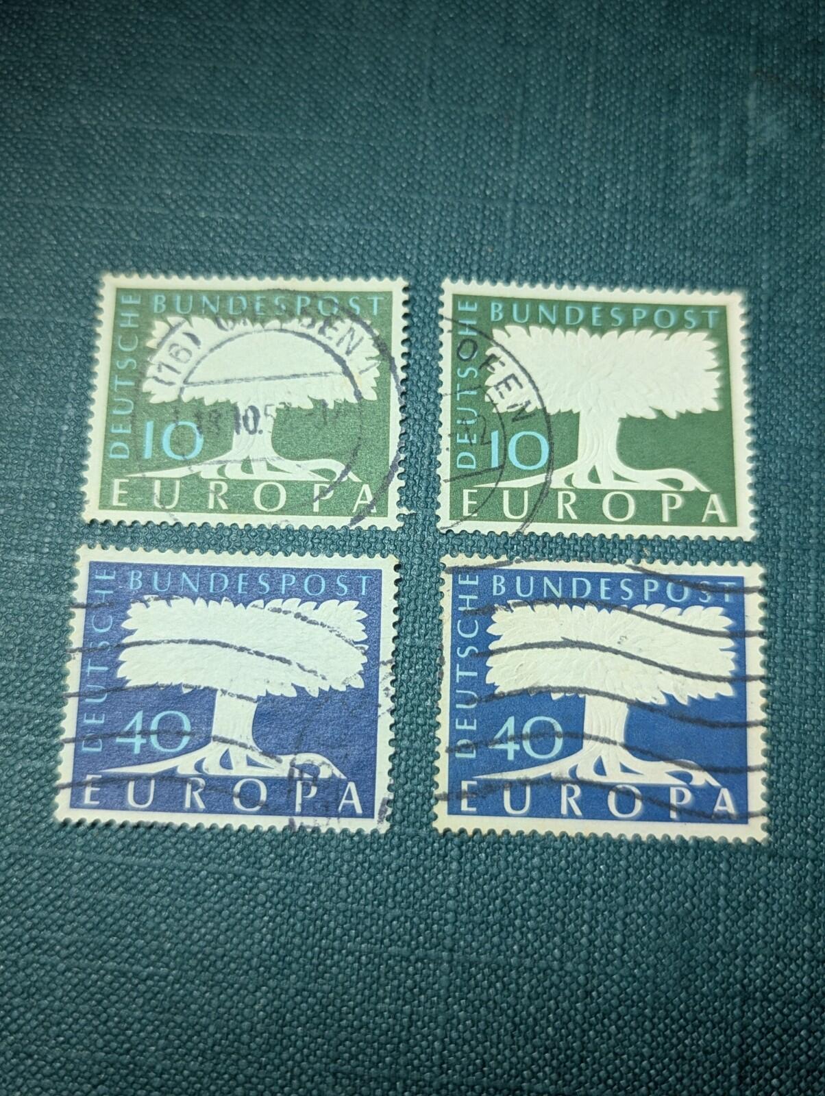 Stamps West Germany, Europa Series Scott # 771-772 used Bundespost