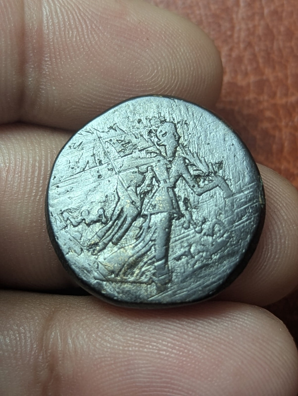 Greek Bronze Coin - Amisos Pontos 120-63 BC - Mithradates VI Eupator AEGIS Nike*