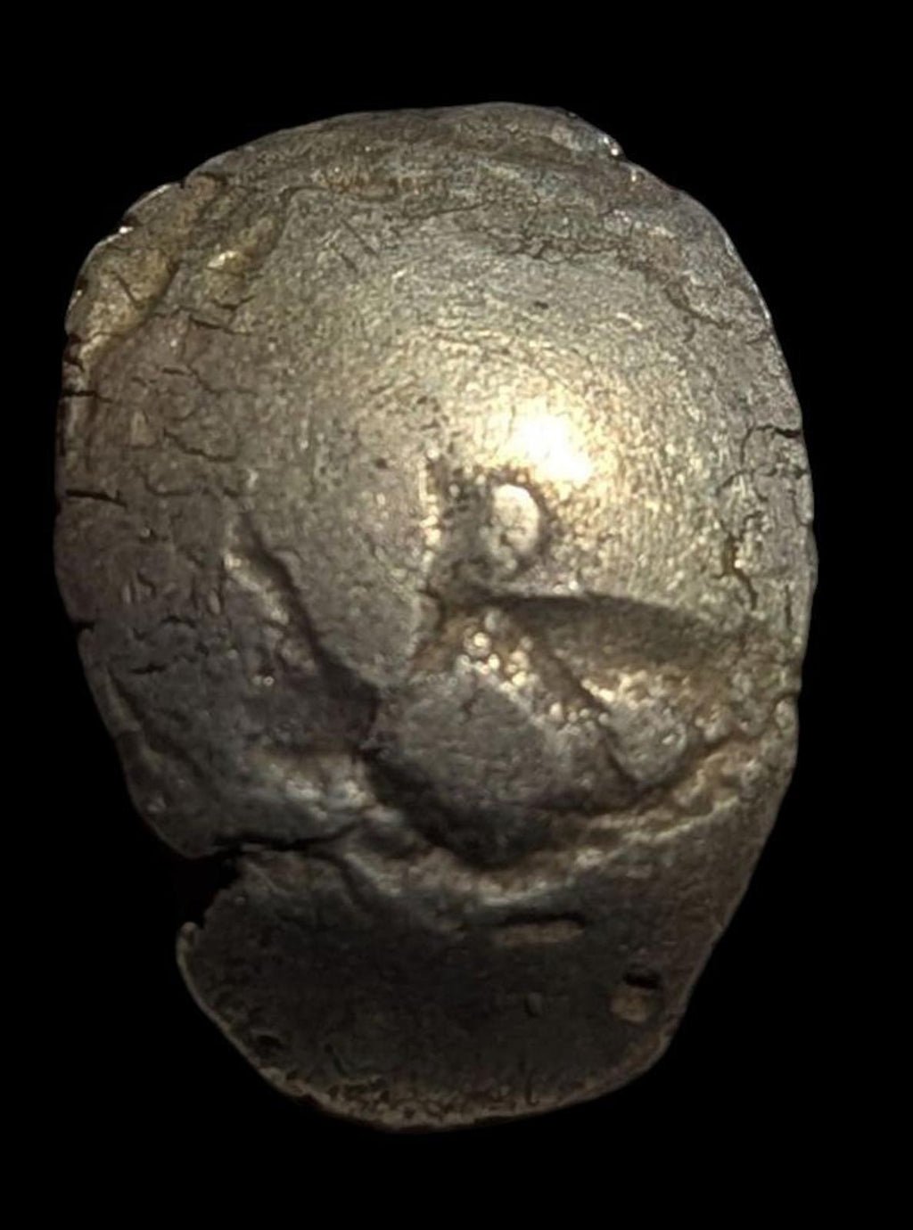 ⭐INDE⭐ Ancienne monnaie en argent de la GANDHARA JANAPADA Authentique et ancienne datant de 600 av. J.-C. en forme de bol