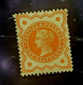 Great Britain Stamp Sc 111 Queen Victoria One Half Penny 1887 Mint MH