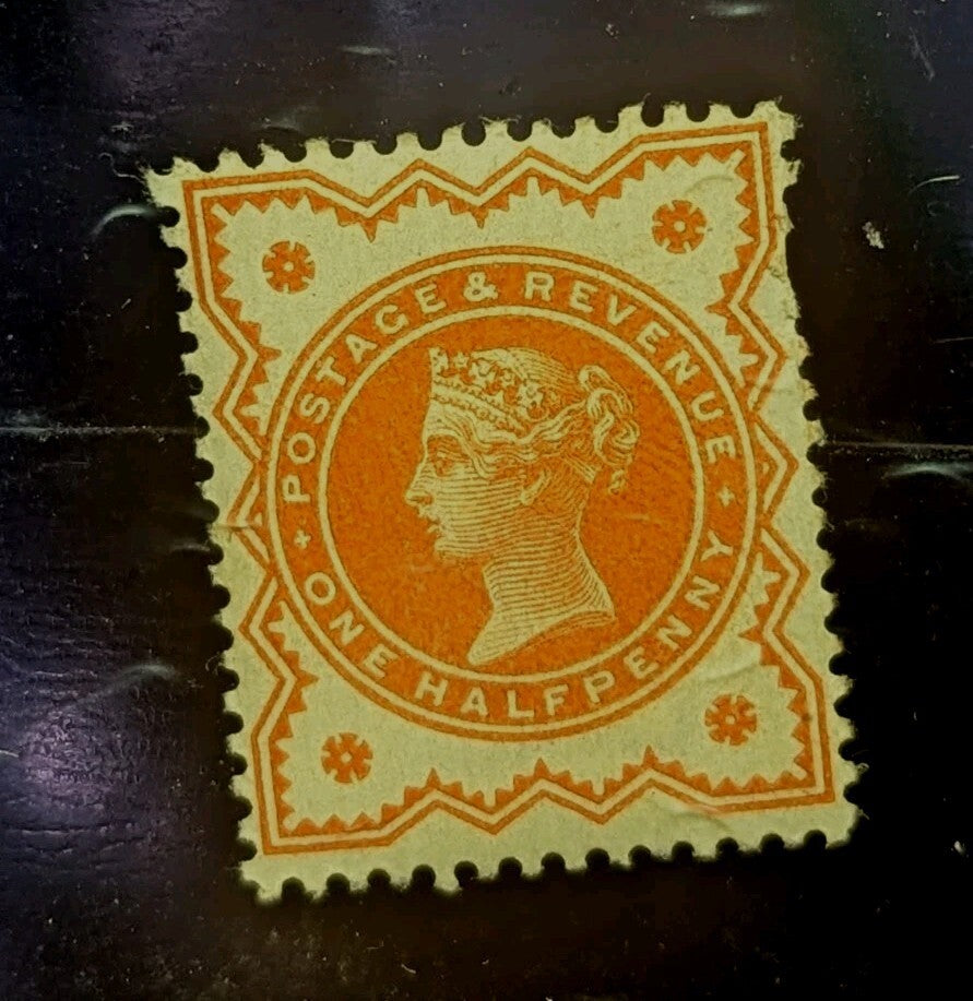 Great Britain Stamp Sc 111 Queen Victoria One Half Penny 1887 Mint MH
