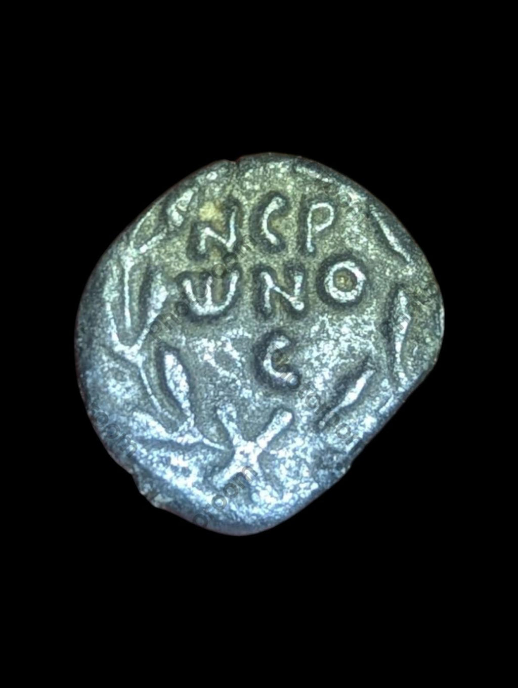NERO Ancient Biblical Old JERUSALEM Roman Coin PORCIUS FESTUS Prutah