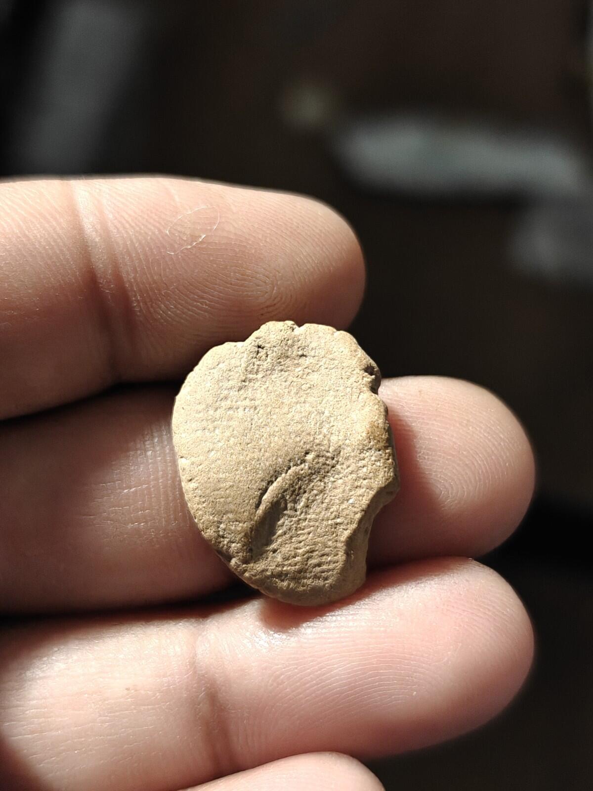Ancient Greek Roman Circa 1st-3rd centuries AD. Terracotta Clay Bullae Tessera