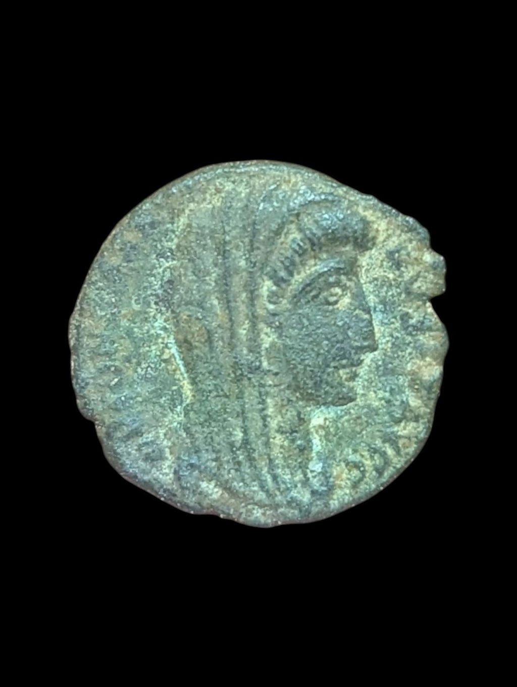 Ancienne monnaie romaine. Divus Constantin Ier 337 apr. J.-C. Follis Æ 15 mm.