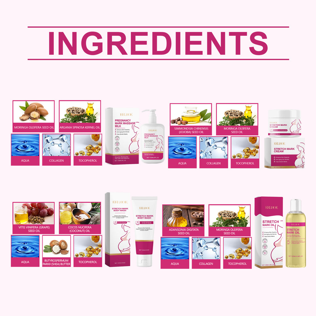 Skin Care Set Gently Moisturizes Postpartum Skin Fine Lines, Firming And Smoothing Skin Body Care