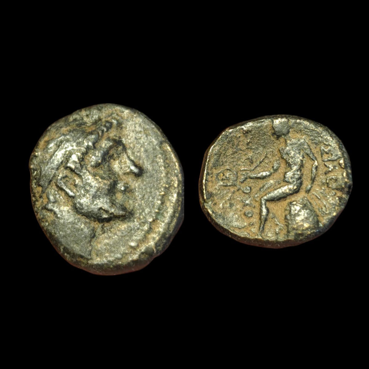 ANTIOCHOS I Soter 281BC Seleukid Authentic Ancient Greek Coin Apollo