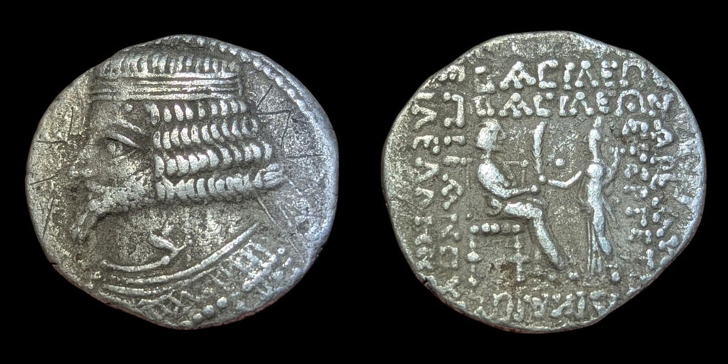 THE PARTHIAN KINGDOM, PHRAATES IV (CIRCA 38-2 BC) SILVER Tetradrachm Mint Tigris
